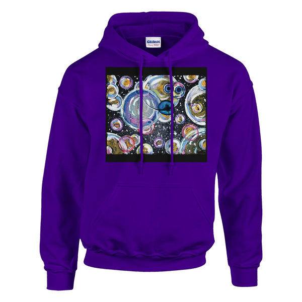 "Consumption | Splat | Fragile Bubble" by SiR Roberts | Wearable Art Hoodie | The Rising Spectrum Collection