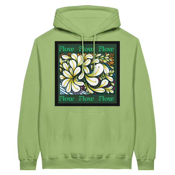 "FLOW FLOW FLOW" Hoodie by SiR Roberts | Wearable Art Style | Midweight Softstyle Cotton Blend