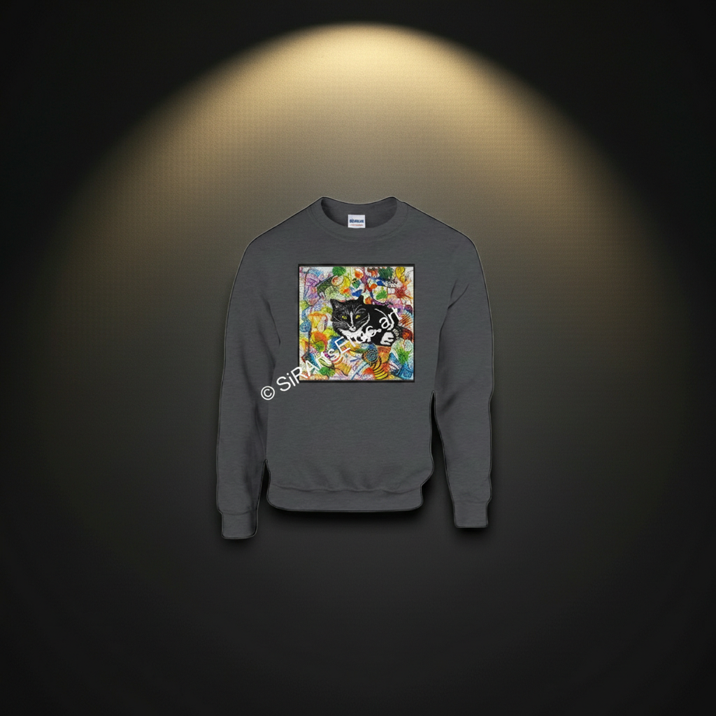 OTHER WORLDS Wearable Art Crewneck Sweatshirt by SiR Roberts | 5 Designs | Premium Heavy Blend