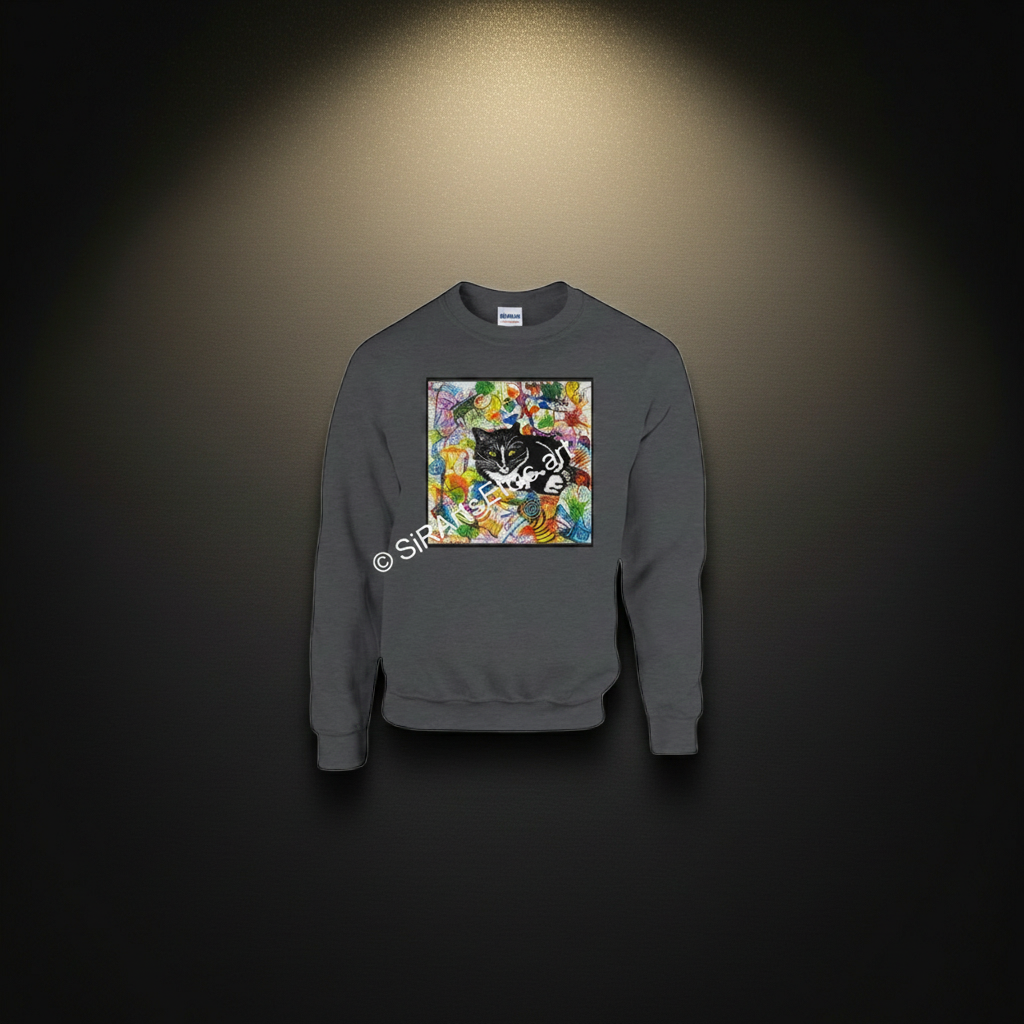 OTHER WORLDS Wearable Art Crewneck Sweatshirt by SiR Roberts | 5 Designs | Premium Heavy Blend