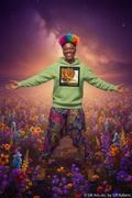 Meditate to Elevate Hoodie — Urban Genie Mockup